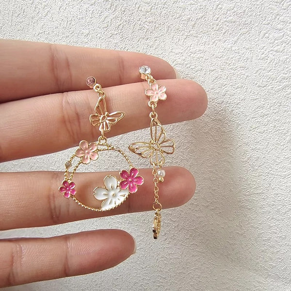 Aros “Sakura Mariposa”