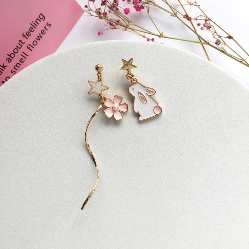Aros “Conejito Sakura”