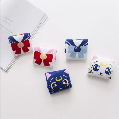 Calcetín “Sailor Moon”, algodón (talla standard 35-42)