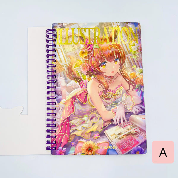 Cuaderno con Espirales “Girl’s Garden”, 70 Hojas con Líneas 21x15cms